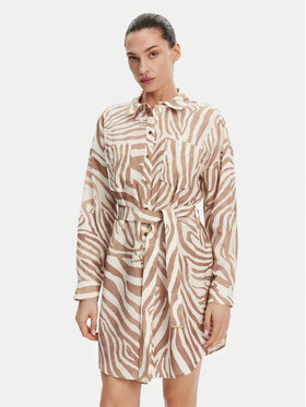 Marciano Guess Marciano Guess Hemdkleid 5GGK41 7314A Beige Regular Fit