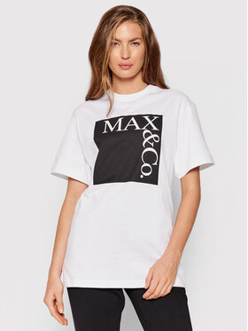 MAX&Co. MAX&Co. T-Shirt Tee 49749621 Λευκό Regular Fit