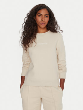 Guess Jeans Guess Jeans Bluza W4YQ10 KC811 Beżowy Regular Fit