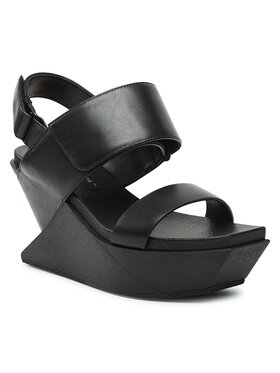 United Nude United Nude Sandali Delta Wedge Sandal 104130116 Črna