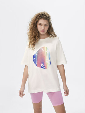 Sprandi Sprandi T-Shirt SP22-TSD102 Biały Relaxed Fit