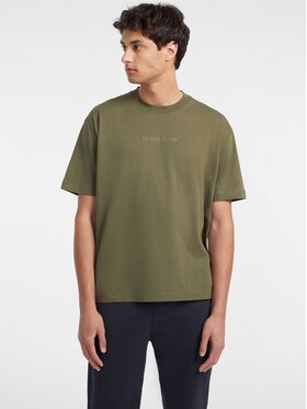 Guess Jeans Guess Jeans T-Shirt 165533 Zielony Classic Fit