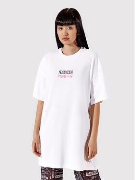 Togoshi Togoshi T-Shirt TG22-TSD011 Biały Oversize