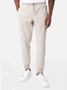 JOOP! JOOP! Teplákové kalhoty Eliton 30100509 Krémová Regular Fit