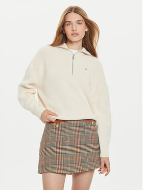Tommy Hilfiger Tommy Hilfiger Maglione WW0WW42141 Écru Relaxed Fit
