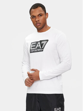 EA7 Emporio Armani EA7 Emporio Armani S dlouhým rukávem 3DPT64 PJ03Z 1100 Bílá Regular Fit
