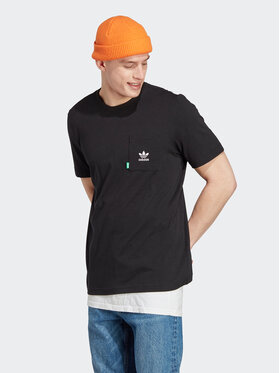adidas adidas T-Shirt Essentials+ Made With Hemp T-Shirt HR8623 Czarny Regular Fit