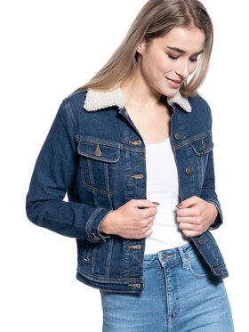Lee Lee Giacca da donna SHERPA RIDER Blu Regular Fit