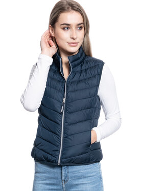 Mustang Mustang Bezrękawnik HOLLY LIGHT PADDED Niebieski Regular Fit