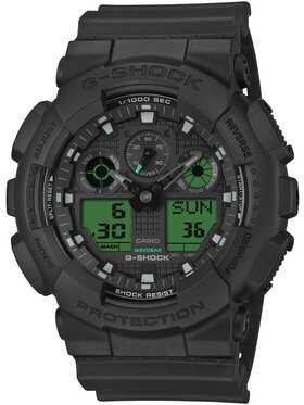 G-Shock G-Shock Zegarek GA-100BEG-1AER Czarny
