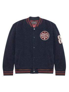 Guess Guess Bomber L5YL06 WHE70 Blu scuro Regular Fit