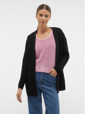 Vero Moda Vero Moda Kardigán Fabulous 10297806 Fekete Regular Fit