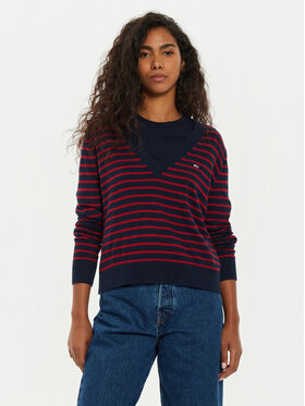 Tommy Jeans Tommy Jeans Sweter Essential DW0DW18670 Kolorowy Regular Fit