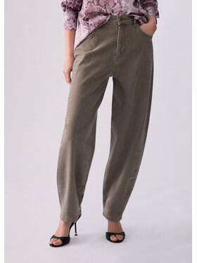 Liu Jo Liu Jo Pantaloni di tessuto UF6230T778A81112 Beige Loose Fit