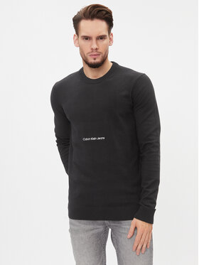 Calvin Klein Jeans Calvin Klein Jeans Пуловер J30J324328 Черен Regular Fit