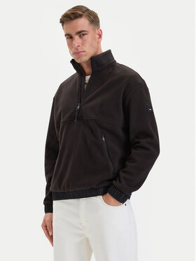 Tommy Hilfiger Tommy Hilfiger Polár kabát MW0MW44679 Fekete Regular Fit