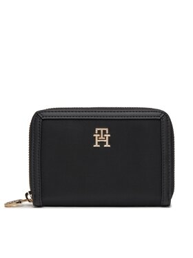 Tommy Hilfiger Tommy Hilfiger Duży Portfel Damski Th Essential S Med Za AW0AW15754 Czarny