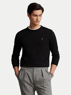 Polo Ralph Lauren Polo Ralph Lauren Džemper Ls 710684957008 Crna Slim Fit