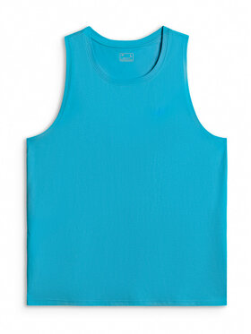 4F 4F Tank top BASIC 5 Niebieski Regular Fit