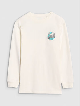 4F 4F Longsleeve 4FJWSS25TLONM435-11S Bianco Oversize