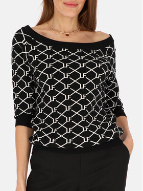 L’AF L’AF Sweter Archi Czarny Regular Fit
