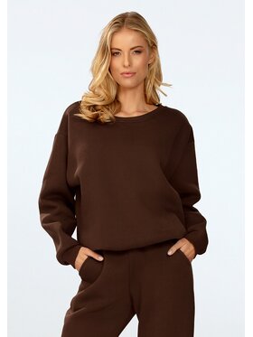 DKaren Sport DKaren Sport Bluza Rehema Brązowy Relaxed Fit