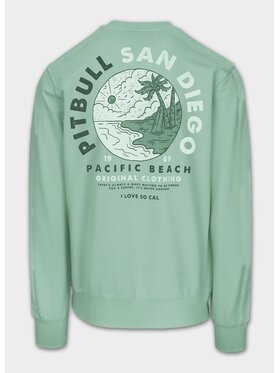 PITBULL PITBULL Bluza PLANET SURF Zielony Regular Fit