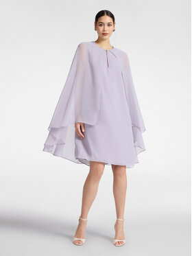 Elena Mirò Elena Mirò Sukienka codzienna 7071P000280N0B9 Fioletowy Regular Fit
