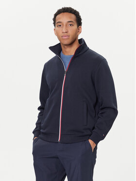 Tommy Hilfiger Tommy Hilfiger Μπλούζα Global Stripe MW0MW40481 Σκούρο μπλε Regular Fit