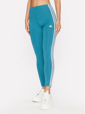 adidas adidas Tamprės Essentials 3-Stripes High-Waisted Single Jersey Leggings IL3378 Turkio