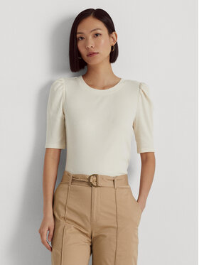 Lauren Ralph Lauren Lauren Ralph Lauren Tričko 200902618002 Écru Regular Fit
