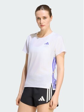 adidas adidas Koszulka techniczna 147077 Biały Slim Fit