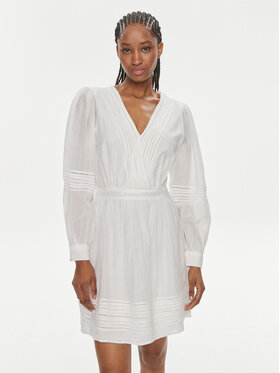 Pepe Jeans Pepe Jeans Rochie de vară Susi PL953527 Alb Regular Fit