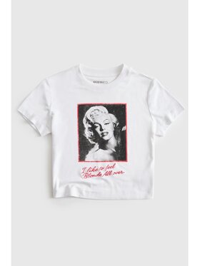 Guess Guess Тишърт W6YI64 K6710 Бял Regular Fit