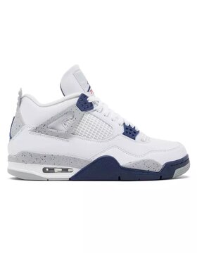 Nike Nike Sneakersy 4 Retro Midnight Navy Biały
