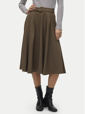 Vero Moda Vero Moda Fustă trapez Tarisa 10318628 Maro Regular Fit