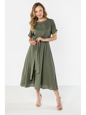 Awama Awama Sukienka letnia A770 Khaki