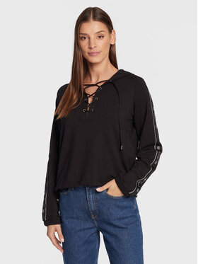 Liu Jo Sport Liu Jo Sport Sweatshirt TF2153 F0576 Schwarz Relaxed Fit