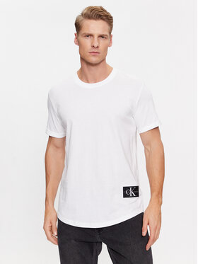 Calvin Klein Jeans Calvin Klein Jeans Tričko J30J323482 Biela Regular Fit