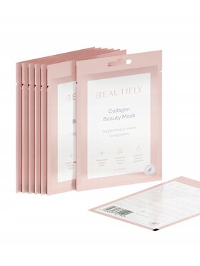 Beautifly Beautifly Collagen Mask 8 szt. Maska do twarzy