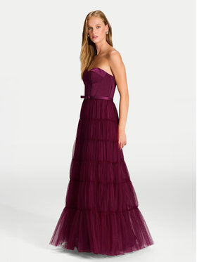 Hey Kyla Hey Kyla Abendkleid 5AJ009HK Dunkelrot Regular Fit