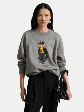 Polo Ralph Lauren Polo Ralph Lauren Μπλούζα 211A87104001 Γκρι Relaxed Fit
