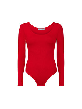 Manifiq&Co. manifiq_co_ Body Lola Czerwony Slim Fit