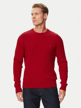 Tommy Hilfiger Tommy Hilfiger Svetr Classic MW0MW33132 Červená Regular Fit