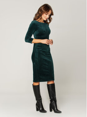 Willsoor Willsoor Sukienka codzienna 67478 Zielony Close Fit