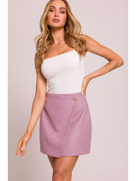 Made of Emotion Made of Emotion Spódnica mini M854 Różowy Sexy Straight Fit