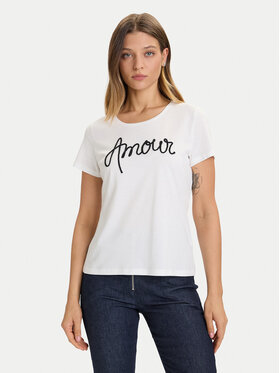 Morgan Morgan Majica 252-DMIO Bela Slim Fit