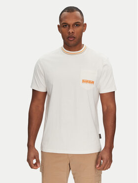 Napapijri Napapijri T-särk S-Murlo NP0A4IEJN1A1 Valge Regular Fit