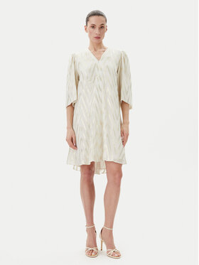 Bruuns Bazaar Bruuns Bazaar Коктейлна рокля BBW4579 Бежов Regular Fit
