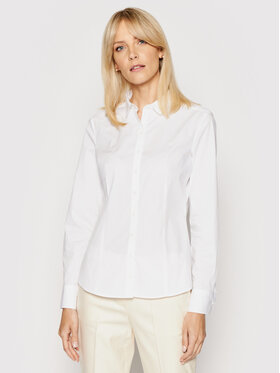 Marc O'Polo Marc O'Polo Marškiniai B01 1457 42563 Balta Slim Fit